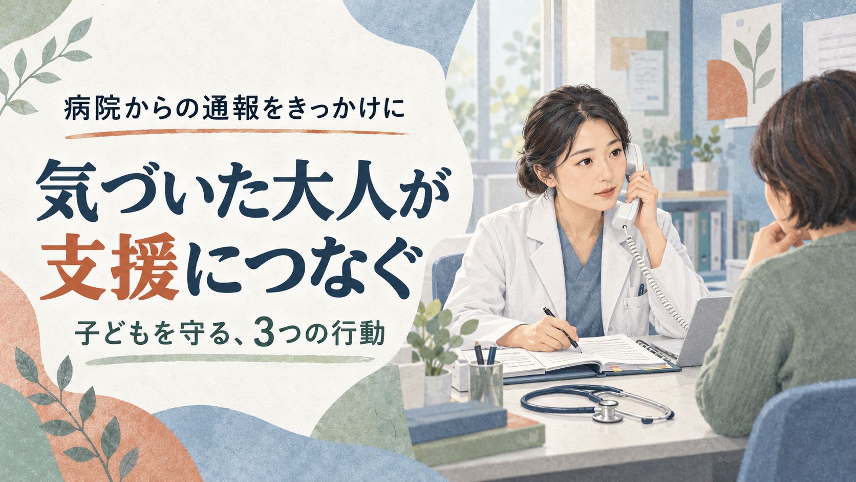 病院からの通報で動いた虐待疑い。「気づいた大人」がつなぐ3つの行動