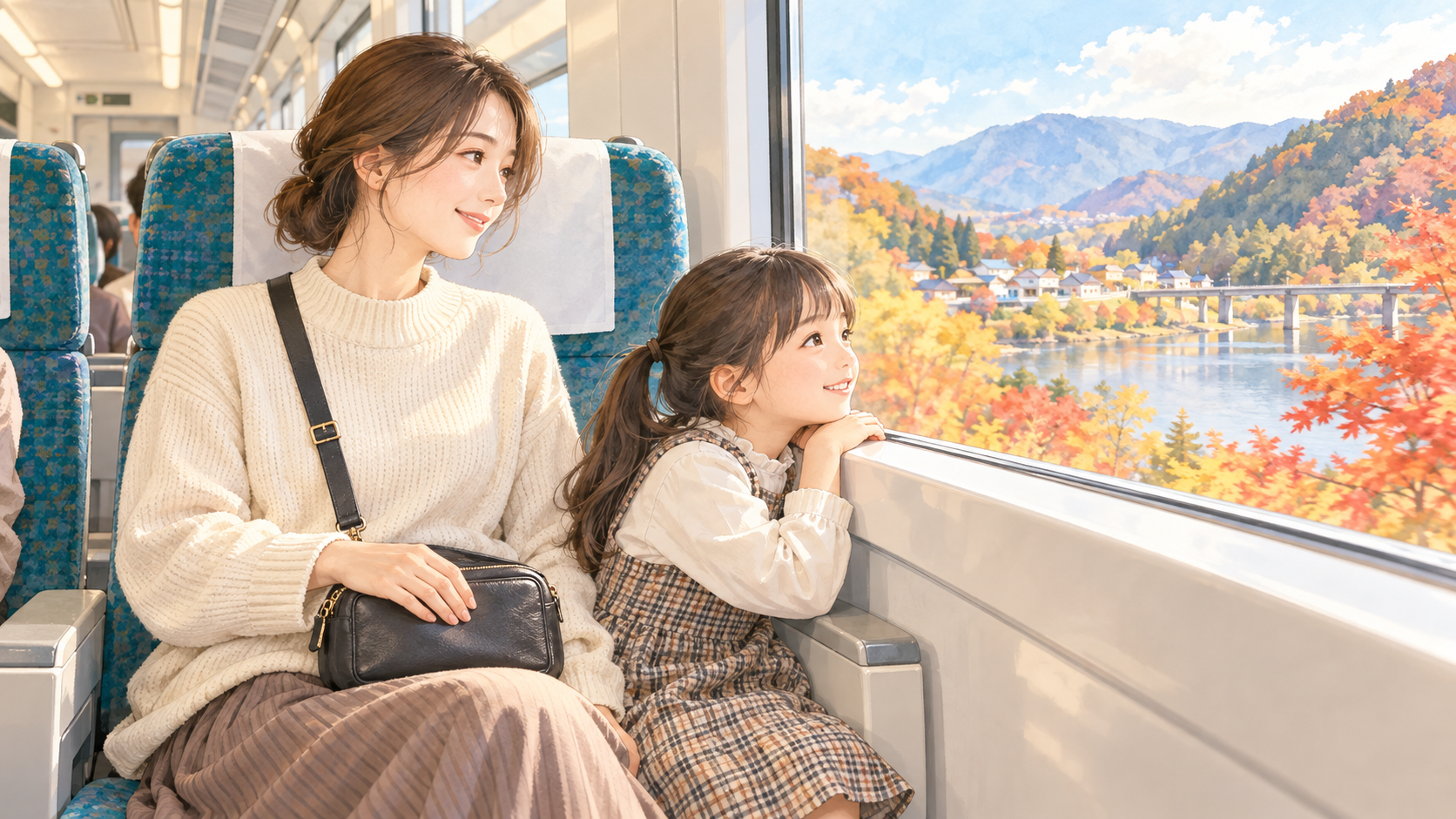 子どもと電車でお出かけ。席を離れる前に決めたい、荷物の守り方